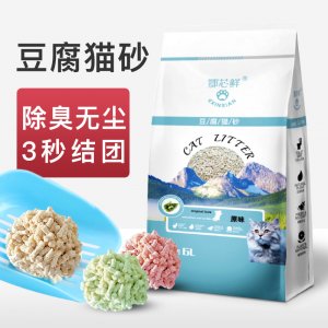 無塵結(jié)團(tuán)除臭豆腐貓砂6L貼牌OEM/ODM