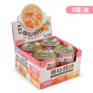 益和蒸心雞肉鴨粒蒸蛋罐頭