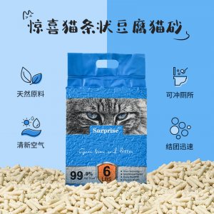 驚喜貓條狀豆腐貓砂6L