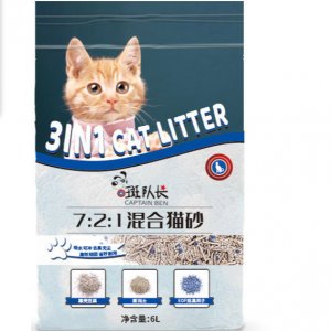 斑隊(duì)長(zhǎng)混合貓砂6L
