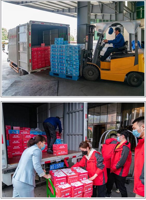 眾志成城 抗擊疫情李子園公司慰問抗疫工作者1.png