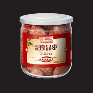 喀思紅新疆珍品棗免洗罐裝六星