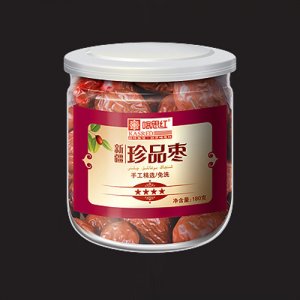 喀思紅新疆珍品棗免洗罐裝四星