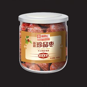 喀思紅新疆珍品棗免洗罐裝五星