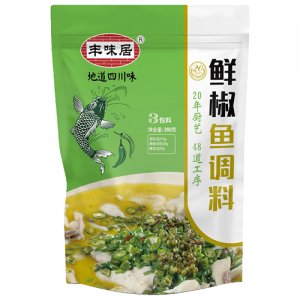 豐味居鮮椒魚調(diào)料260g