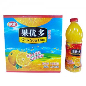 體寶果優(yōu)多果汁飲料1.5Lx6瓶