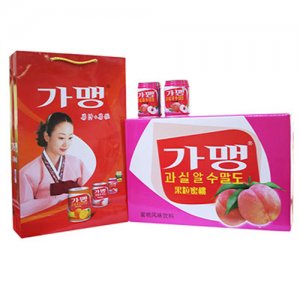 體寶韓式果粒果汁蜜桃味