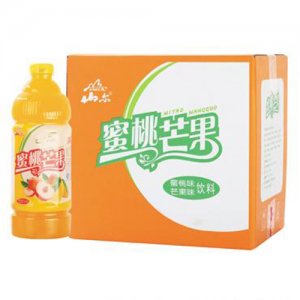 山爾蜜桃芒果味飲料箱裝