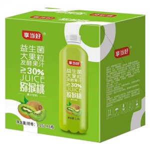 享當(dāng)好益生菌大果粒獼猴桃發(fā)酵果汁飲料1.25X6瓶