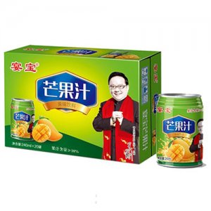宴寶芒果汁240ml