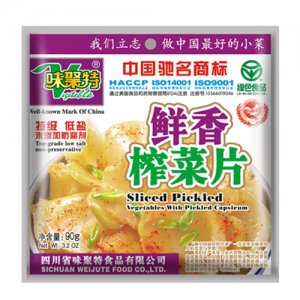 味聚特鮮香榨菜片
