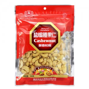 翁財(cái)記鹽焗腰果仁120g