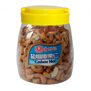 翁財(cái)記鹽焗腰果仁罐裝350g