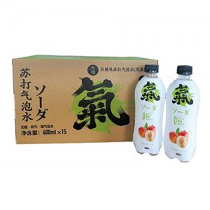 藍希白桃味蘇打氣泡水480mlx15瓶
