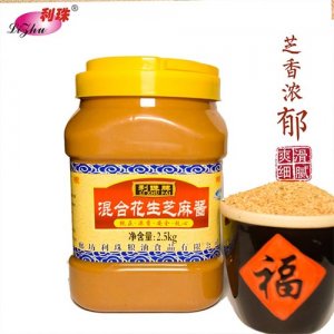 利珠混合花生芝麻醬2.5kg