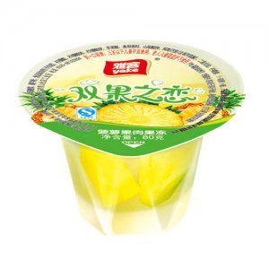 雅客雙果之戀菠蘿果肉果凍80g