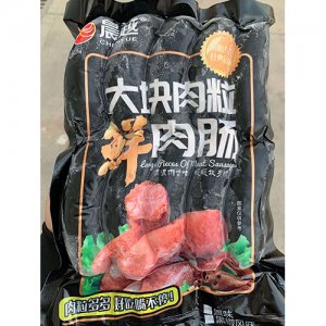 晨越大塊肉粒鮮肉腸