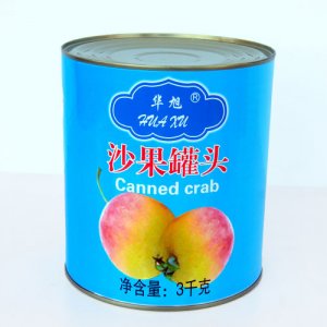 華旭沙果罐頭3000g