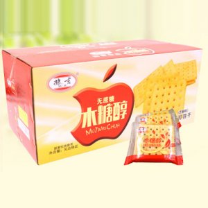 豫吉無(wú)蔗糖木糖醇蘇打餅干(芝麻味)