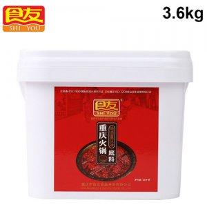 食友重慶火鍋底料桶裝3.6KG