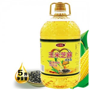 億畝地玉米芝麻食用調(diào)和油5L