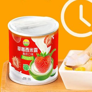 敞開味草莓西米露酸奶口味