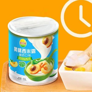 敞開味黃桃西米露酸奶口味