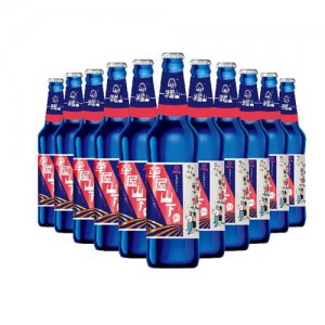 草屋山下嘉賓藍(lán)瓶