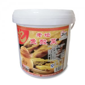 蓉上坊桶裝泡魚(yú)酸菜4kg