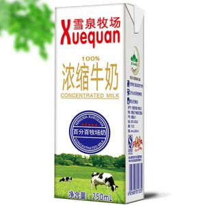 雪泉濃縮牛奶利樂(lè)苗條磚