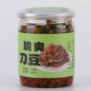 毛阿婆醬腌剁椒刀豆