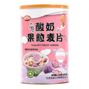 虹方園酸奶果粒麥片500g