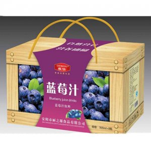程仕藍(lán)莓汁飲料禮盒300mlx8瓶