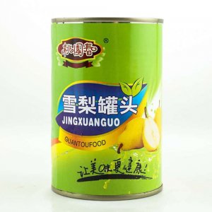 桃園春雪梨罐頭罐裝