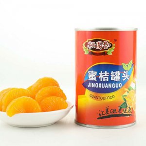 桃園春蜜桔罐頭罐裝
