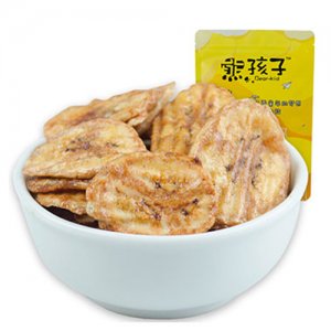 熊孩子烤香蕉片