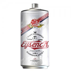 艾森克精釀小麥白啤酒2000ml