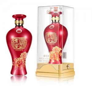 瀘州原味老窖白酒喜慶裝