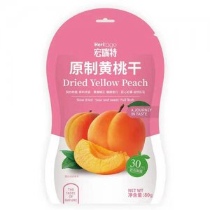 宏瑞特原制黃桃干80g