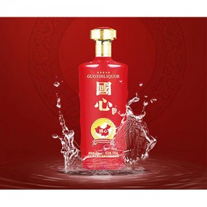 國(guó)心喜慶紅濃香型白酒1000ml