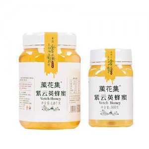 萬花集紫云英蜂蜜塑料瓶裝500g、1000g