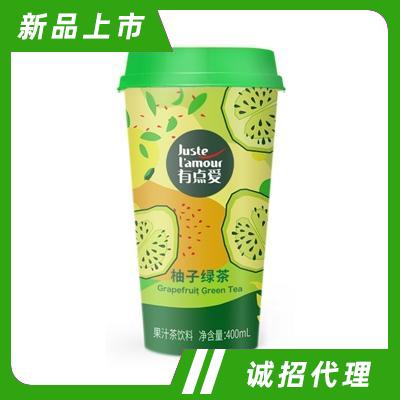 有點(diǎn)愛(ài)柚子綠茶果汁茶飲料400ml