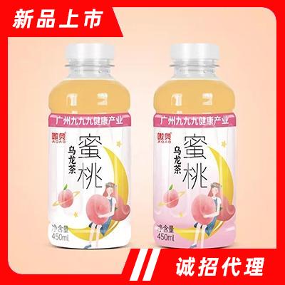 嗷奧蜜桃烏龍茶茶飲料450ml