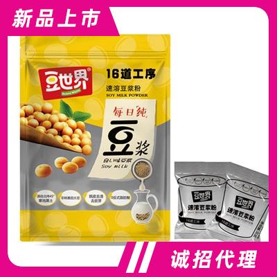 豆世界速溶豆?jié){粉沖飲品