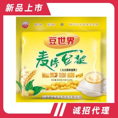 豆世界320g麥片豆?jié){沖飲品招商