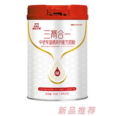 迪拉小熊三髙合一中老年富硒高鈣配方奶粉