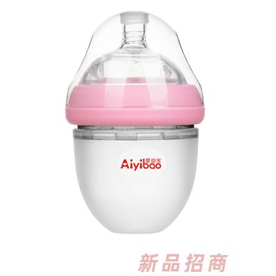 愛益寶超寬口硅膠奶瓶150ml