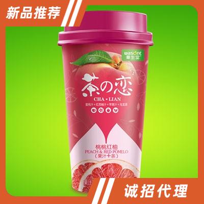 華生堂桃桃紅柚果汁茶飲料460ml