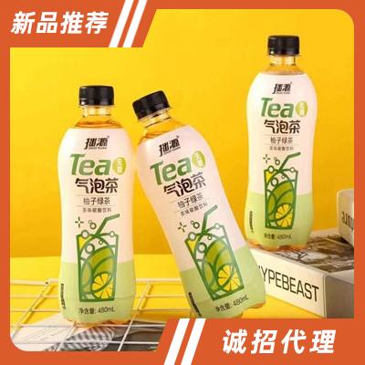 拙源氣泡茶柚子綠茶茶味碳酸飲料（瓶）
