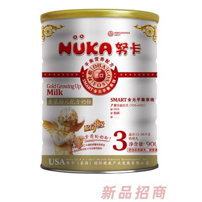努卡金裝平衡幼兒配方奶粉3段聽